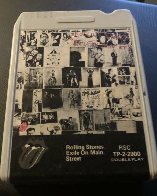 8 Track Tape Rolling Stones Exile On Main Street Rare Find (147)