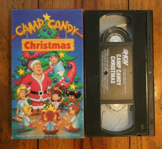 Rare Vintage Camp Candy - Christmas Vhs Tape Cartoon John Candy