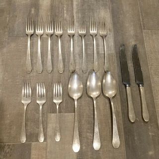 Community Plate Oneida Silverplate Knife,  Fork,  Spoons Paul Revere Pattern 1927