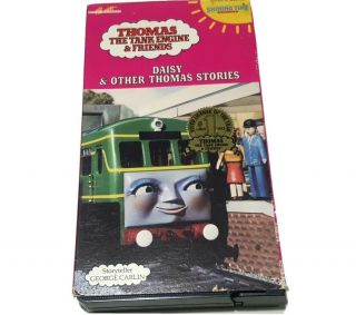 Thomas The Tank Engine Daisy & Other Stories Vhs Rare George Carlin Shining Time