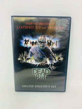 Rare Oop Dead Pit Ur Director Cut Zombie Horror Dvd Code Red 1989