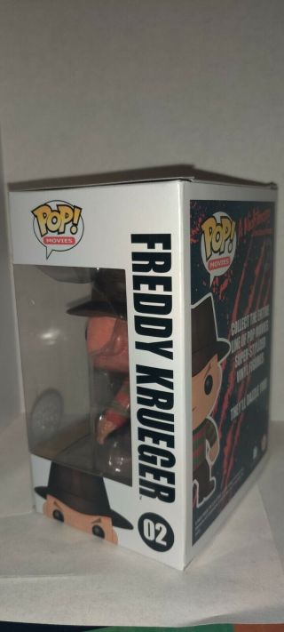 Funko Pop Freddy Krueger 02 CHASE GLOW Movies A Nightmare On Elm Street RARE 3