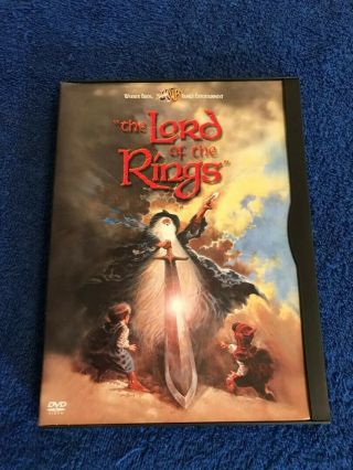 The Lord Of The Rings Dvd Movie Rare 2001 Soft Case Release 1978 Animated