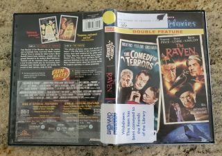Comedy Of Terrors & The Raven Dvd Rare Oop Horror Film Classics Vincent Price R1