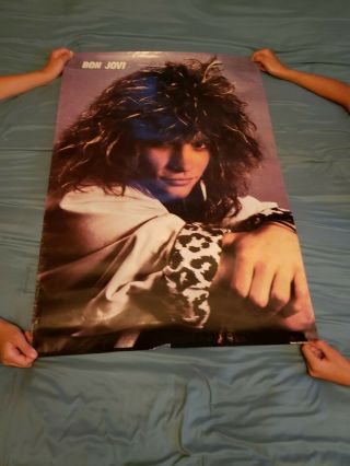 Rare Vintage Jon Bon Jovi Music Poster