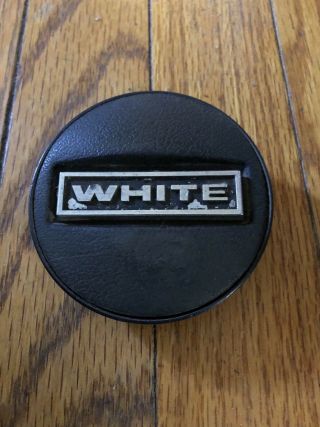 Vintage White Motor Co.  Semi Truck Steering Wheel Horn Button Cap Rare