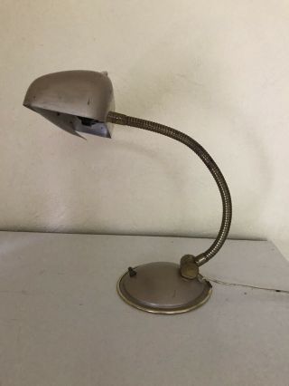 Mid Century Modern Tanker Desk Lamp Light Canon Cosmic Retro Vintage Lighting