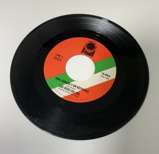 Los Hijos Del Sol 7” 45 Rpm Vinyl Una Lagrima Y Un Recuerdo / Fin De Semana Rare