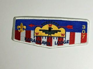 Bsa Patch Karankawa Lodge 307 Texas Flag Csp Boy Scouts Of America Rare