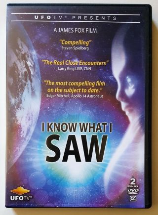 I Know What I Saw (dvd 2 - Disc Set) Expanded Collectors Edition - Ufo Ufotv Rare