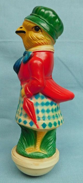 Rare Antique Viscoloid Celluloid Roly Poly Chicken Ca.  1920 - Cond 2