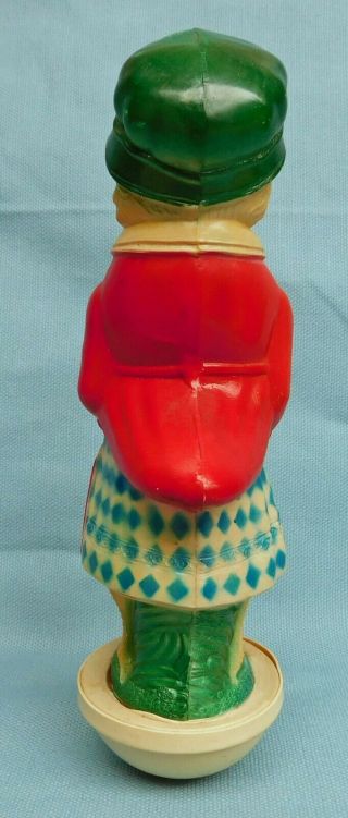 Rare Antique Viscoloid Celluloid Roly Poly Chicken Ca.  1920 - Cond 3
