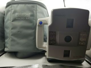 Polaroid Macro 5 Slr Dental Film Camera Rare With Bag