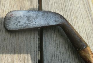 Old Vintage Antique Spalding Wood Hickory Shaft Smooth Face Baseball Mark Cleek