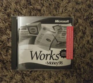 Microsoft & Money 98 Version 4.  5 Software Cd Rare