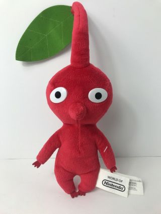 Official World Of Nintendo - Red Pikmin Plush Leaf - 7 " Series 1 - 2 Rare
