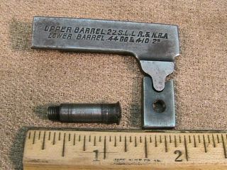 Marbles Game Getter Model 1921 Extractor And Barrel Pivot Vintage Gun Parts Rare