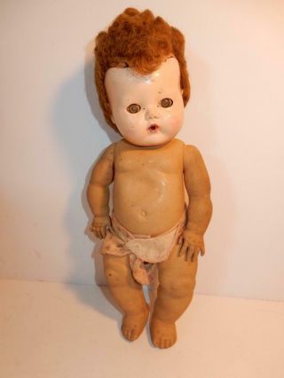 Vintage American Character Tiny Tears Doll 12 " Baby Tlc