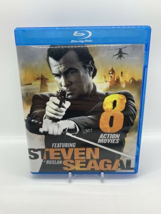 8 Action Movies Featuring Steven Segal Blu Ray Rare Oop Ruslan Silver Hawk