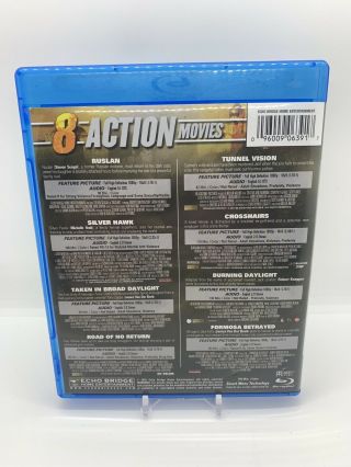 8 Action Movies Featuring Steven Segal Blu Ray Rare OOP Ruslan Silver Hawk 2