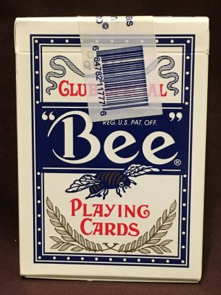 Rare Las Vegas Wynn Casino Played Violet Bee Cards Blue Seal Blue Box
