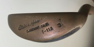 Rare Vintage Freddie Haas Offset Cavity Back Putter 7 - 11a