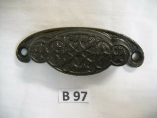 Antique Eastlake Cast Iron Bin Pull
