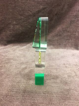 RARE HEINEKEN Imported Acrylic Gold Windmill Beer Tap Handle Knob Lucite 2