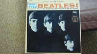 Beatles Meet The Beatles Rare Stereo Capitol Record Club Target Label 1969 Vg,