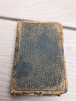 Antique Leather Bound Mini Pocket Testament Bible Oxford Press London
