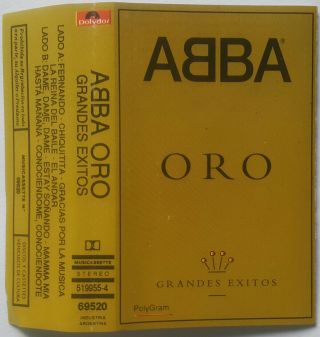 Abba - Grandes Exitos - Rare Argentina Cassette
