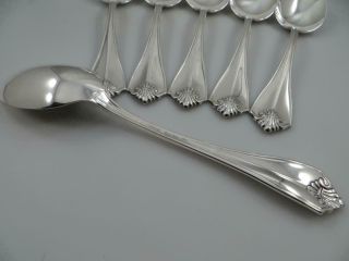 6 Soup Spoons KING JAMES Oneida LTD 1881 Rogers Silverplate Flatware 3