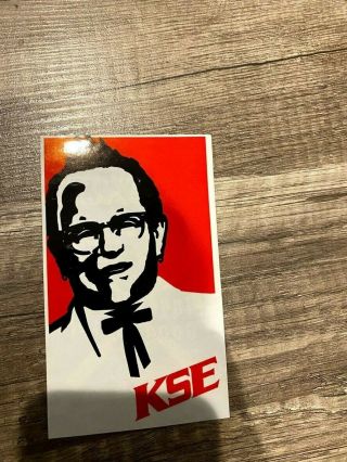 Killswitch Engage Rare Sticker - Kfc Style Finger Lickin 
