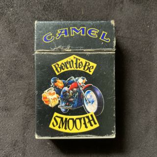 Vintage Zippo Rare Camel Cigarettes “born To Be Smooth” Flip Top Lighter1990s