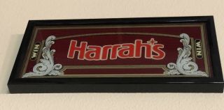 Rare Vintage Las Vegas Slot Machine Glass Harrah’s Las Vegas