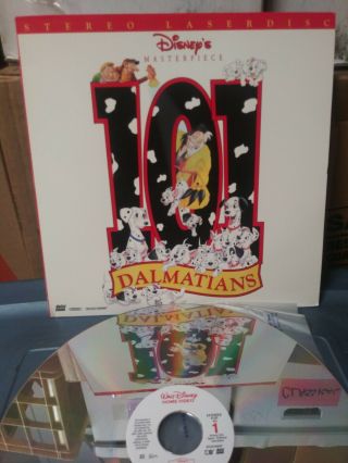 101 Dalmatians Laserdisc Video Vintage Rare