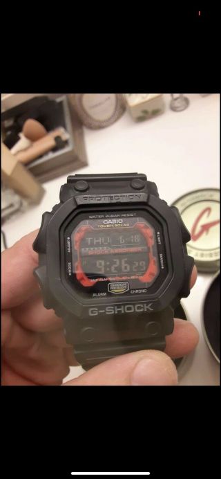 Rare G - Shock King Of G Gx56bb - 1 Black And Red