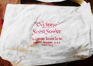 Antique Cyclone Seeder Sower/hand Crank Grass Seed Spreader 4 Lawns,  Home Garden