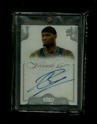 Demarcus Cousins 2012 - 13 Flawless Signatures Auto 1/20 1/1? Rare Kings Lakers