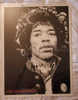 Jimi Hendrix The Experience Joshua Budich Poster Ltd 100 2009 Rare