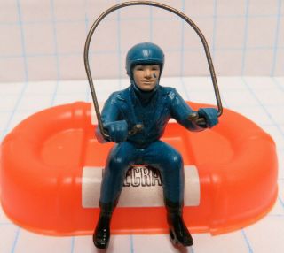 1971 Mattel Hotwheels Rumblers Vertibird Rare Blue Astronaut Pilot Raft