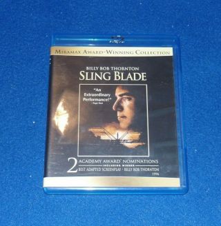 Sling Blade - Blu - Ray - Billy Bob Thornton - Rare & Oop