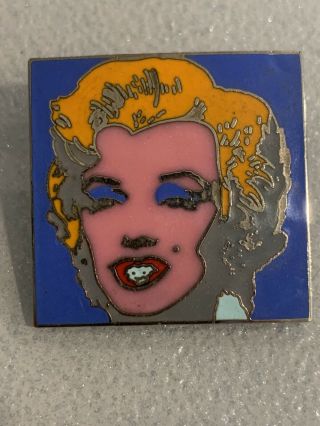 Vintage Acme Studio Andy Warhol Marilyn Monroe Pin Rare Collectible