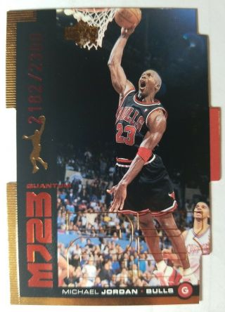 1998 - 99 Upper Deck Mj23 Michael Jordan Quantum Bronze M14 /2300 Rare