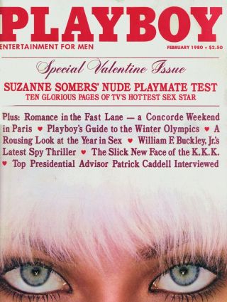 Playboy February 1980 Candice Collins Sandra Cagle Suzanne Somers David Duke