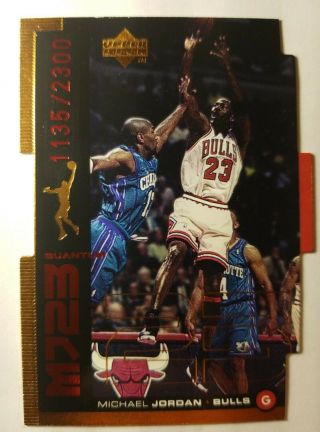 1998 - 99 Upper Deck Mj23 Michael Jordan Quantum Bronze M11/2300 Rare