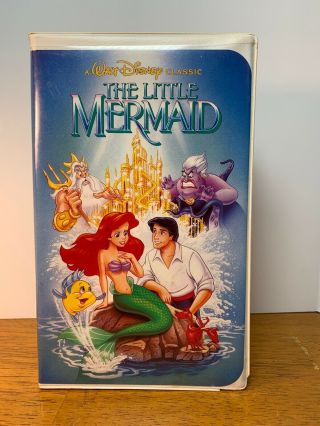 Disney - The Little Mermaid (vhs) Rare Banned Gold Penis Cover Black Diamond