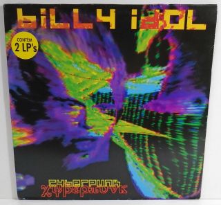 Billy Idol Cyberpunk Rare Brazil 1993 First Press 2 Lp With Insert No Barcode Nm