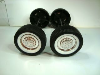 Wheels For 1957 Barbie Doll Sized Chevy Chevrolet Bel Air Convertible Car