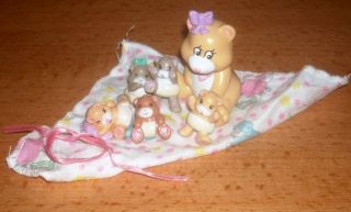 Magic Diaper Little Joys Mommy And 5 Babies Full Set 1992 Galoob Rare (d)